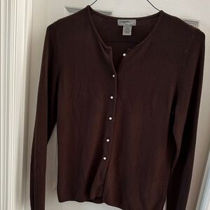 Designers Originals Chocolate Brown Cardigan